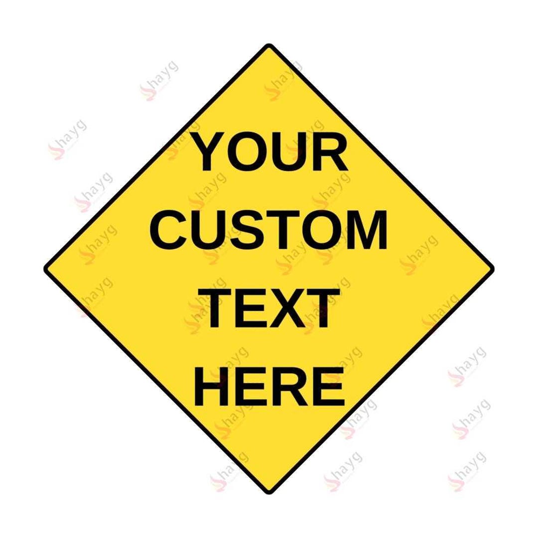 Diamond-shaped Custom Aluminum Wall Plaque – Personalized Decorative ...