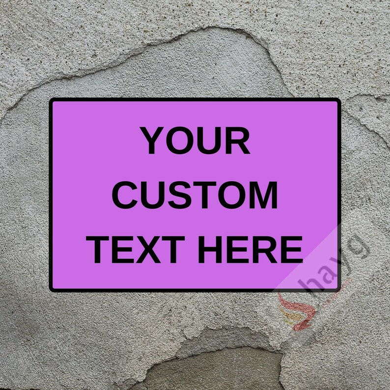 Make Your Own Sign Custom Fence Sign Yard Sign Delivery Sign Custom diy-wood-sign-kit-includes-everything-to-make-your-own-sign-make