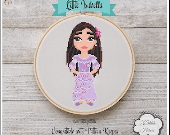 Heroes Cross Stitch Pattern, Princess Embroidery (PDF Pattern)