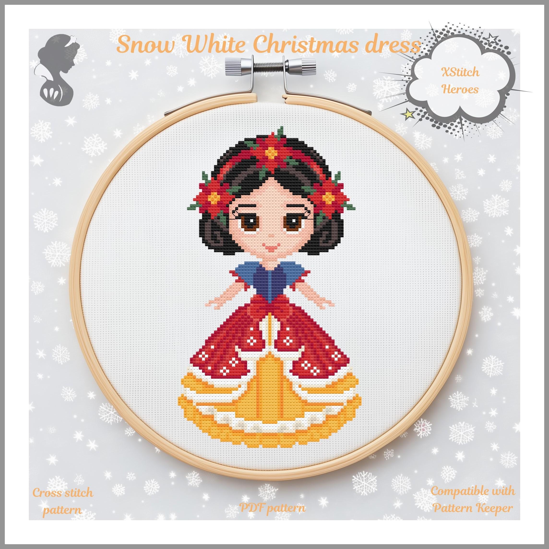 white christmas dresses Sal & Pimenta Girls Holiday Red Jingle Bells Dress with White Collar main image 0