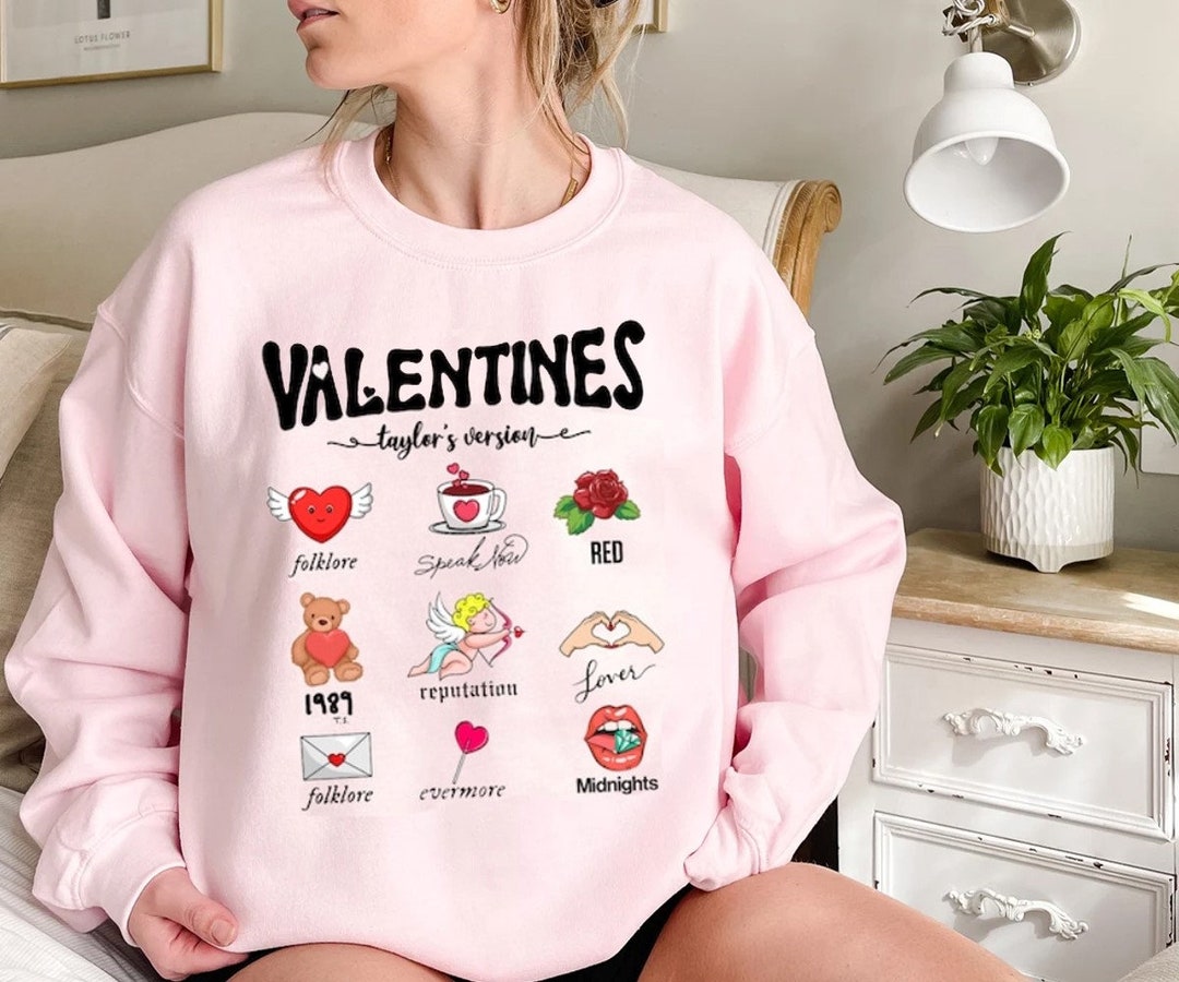 Valentines Taylor's Version Sweatshirt, the Era Tour Sweatshirt, Taylor ...