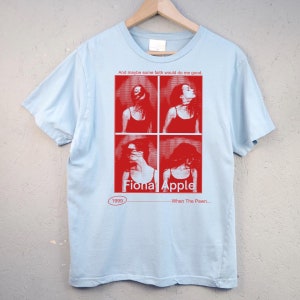 Fiona Apple Wenn Der Bauer 1999 T-Shirt, Fiona Apple T-Shirt, 90er Jahre Fiona Apple Musik Shirt, Fiona Apple Fans Shirt Bild 3