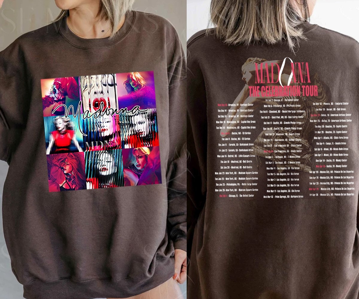 The Celebration Tour 2024 Sweatshirt, Madonna Tour 2024 Sweatshirt