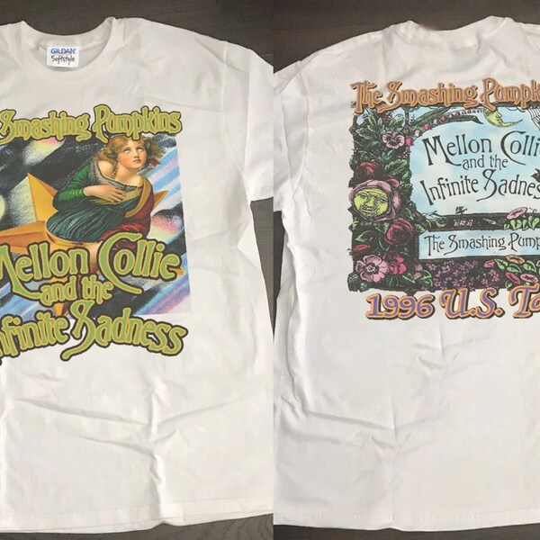 SMASHING PUMPKINS 1990er Melon Collie Infinite Sadness Tour T-Shirt, Smashing Pumpkins T-Shirt, Smashing Pumpkins Band Shirt, 90er Konzert T-Shirt