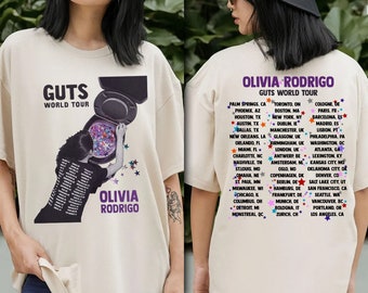 Olivia Rodrigo Guts World Tour Sweatshirt, The Guts Tour 2024 Shirt, Olivia Rodrigo Sweatshirt, Olivia Rodrigo Sweater, Tour Lovers Shirt