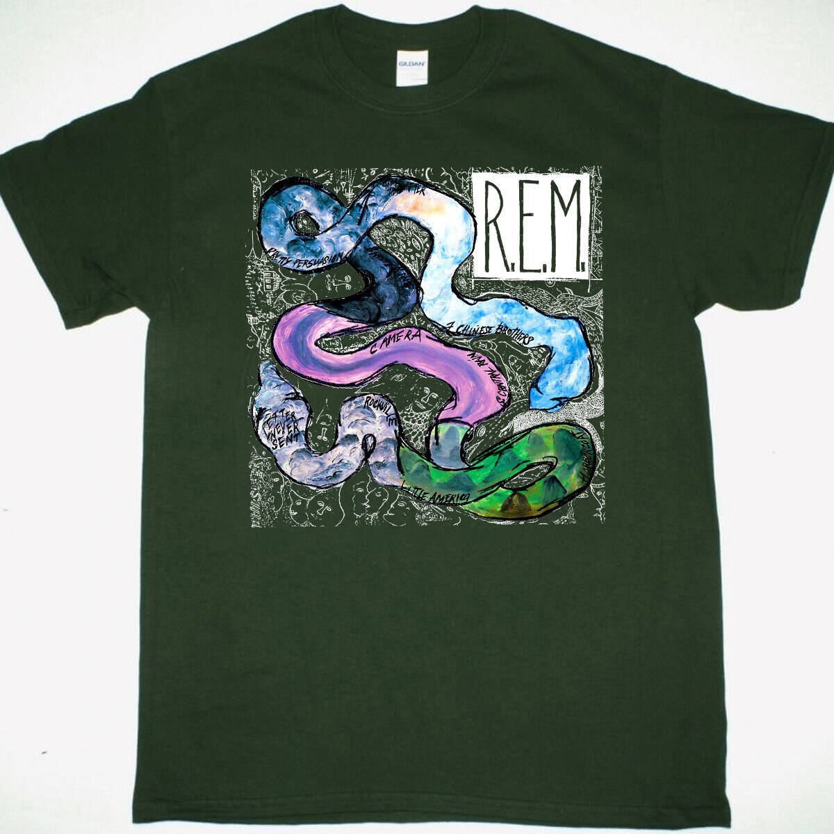 REM Reckoning 1984 Album Promo Tshirt, R.E.M Rock Band Shirt, 80s Rock