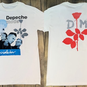 Depeche Mode 'Violator' Tour 1990 T-Shirt, 90s Depeche Mode Tour T-Shirt, Depeche Mode Band T-Shirt, Violator Tour Rock Music Shirt