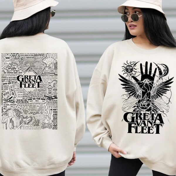 HOT Greta Van Fleet Tour 2024 Sweatshirt, Greta Van Fleet Starcatcher World Tour 2024 Shirts, Greta Van Fleet Sweatshirt, Tour 2024 Shirt