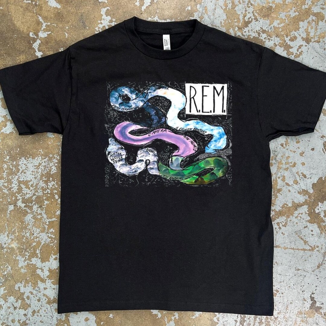 REM Reckoning 1984 Album Promo Tshirt R.E.M Rock Band Shirt Etsy
