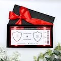 Personalised Football Match Ticket, Custom Event Ticket, Christmas Birthday Gift, Football Ticket Keepsake, Gift Voucher, Gift Certificate