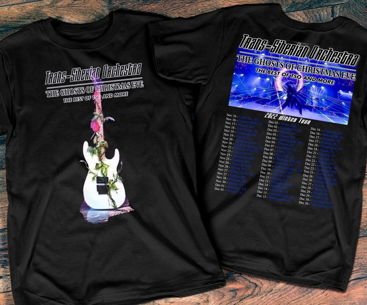 2022 Trans-Siberian Orchestra The Ghosts Of Christmas Eve Winter Tour Shirt