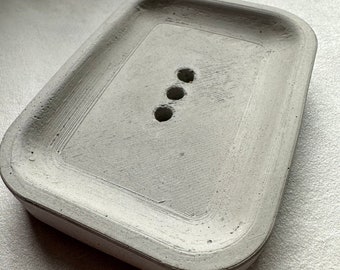 Concrete Soap Dish With Strainer Christmas Gift