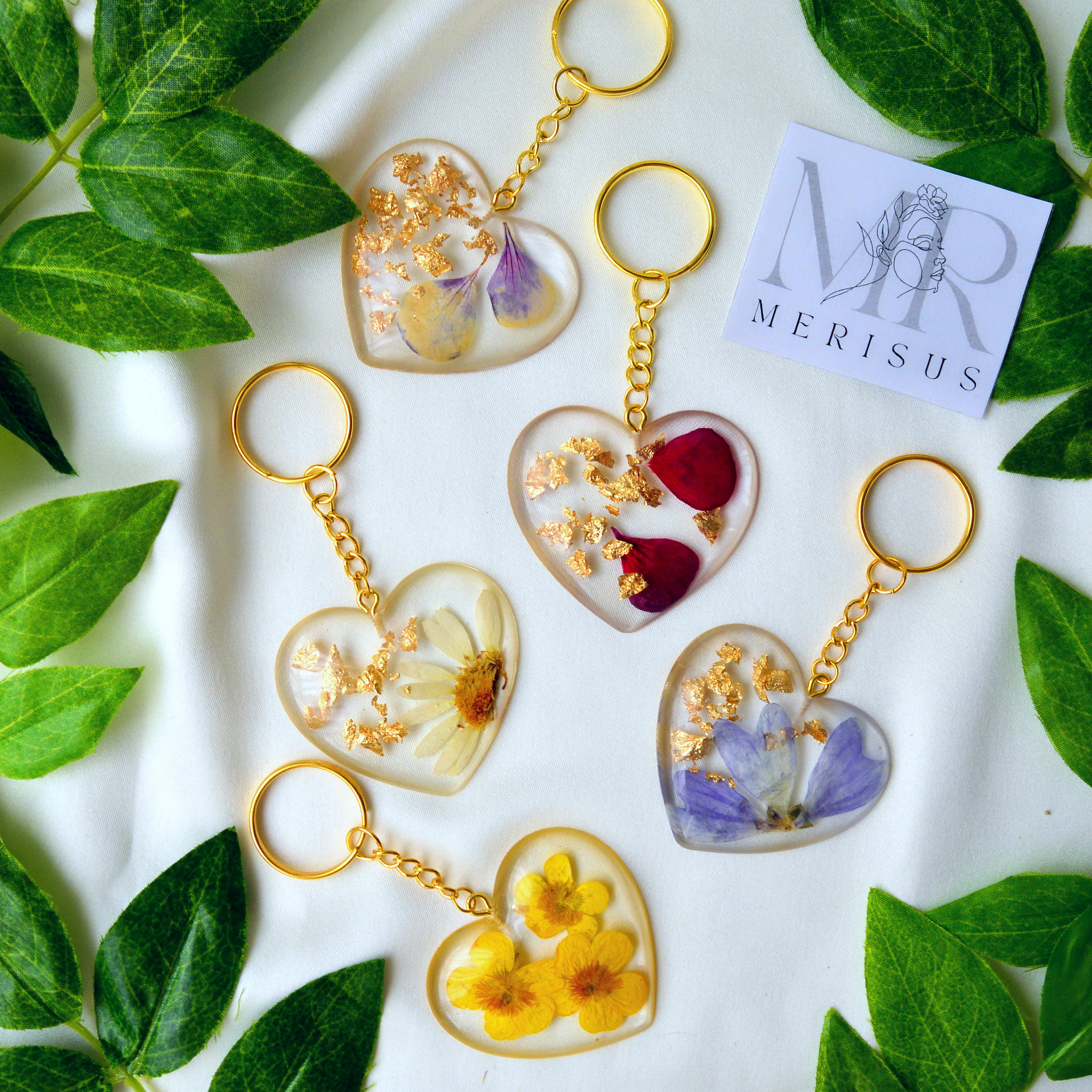 Schlüsselanhänger Paradiesvogelblume Aus Hartgummi – Handgefertigt In Berlin, Farbenfrohes Accessoire