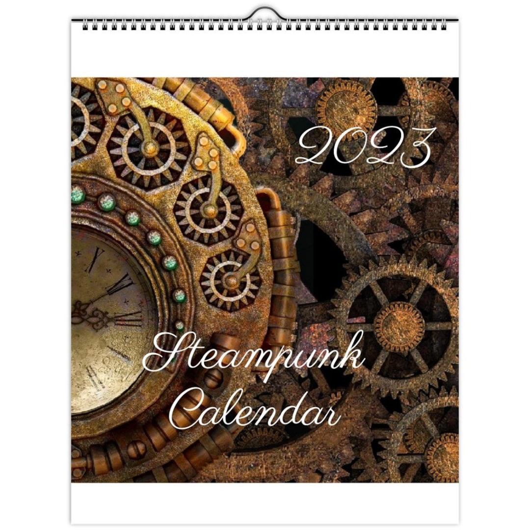 Steampunk Calendar 2023 Wall Calendars US & CA Etsy