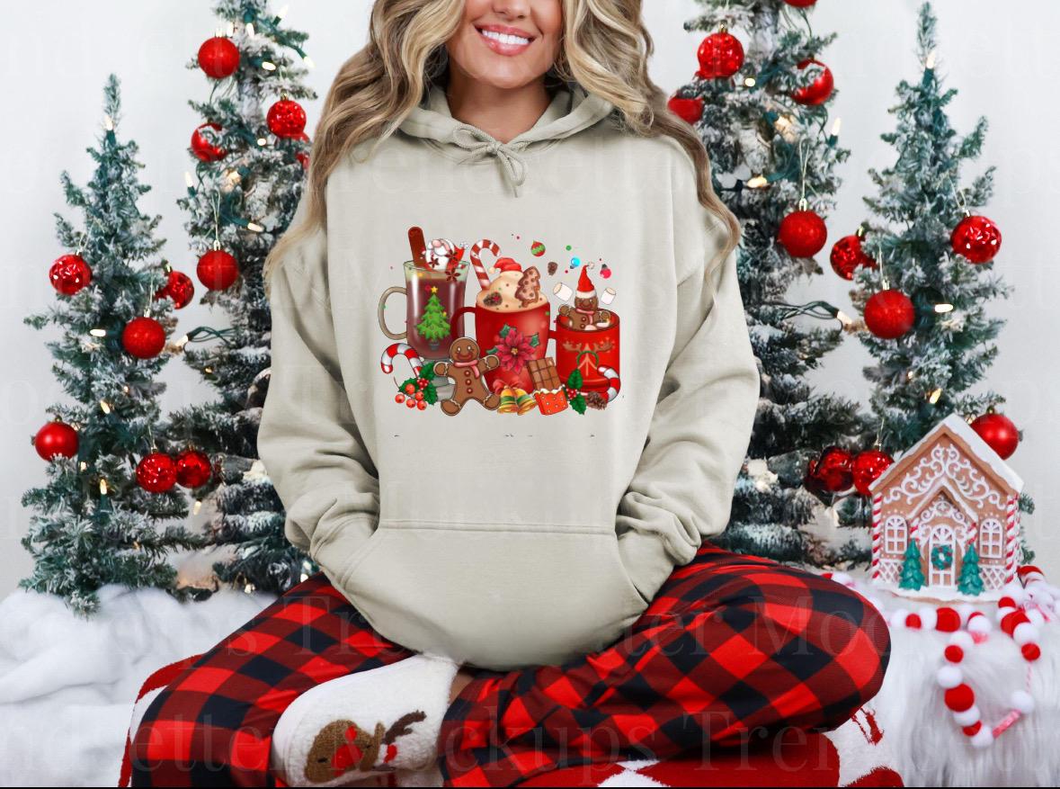 sweat Noël, sweat capuche Noël, sweat capuche christmas