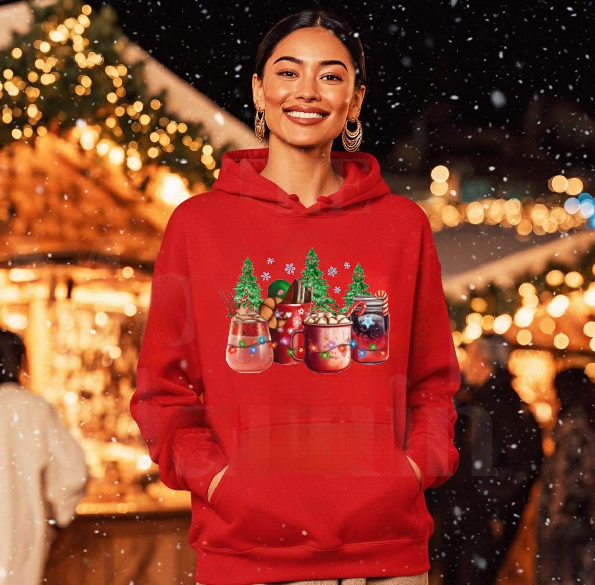 sweat Noël, sweat capuche Noël, sweat capuche christmas