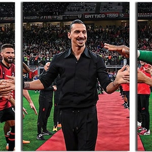 Tryptyk Obraz na Ścianę Zlatan ibrahimović zdjęcie 2