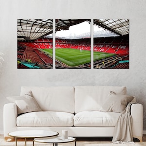 Triptychon-Wandbild Manchester FC Football Club Bild 1