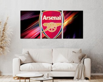 Triptychon-Wandbild des Arsenal Football Club