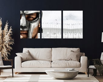 Triptychon-Wandbild Gladiator