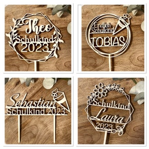 Cake topper | Wooden cake topper | enrollment| cake decoration | cake plug | Cake Decoration | personalized gifts