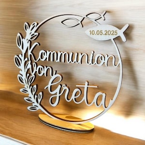 Wunderschöne Tisch- Aufsteller für Hochzeit/Taufe/Kommunion I rustikale Dekoration I passend für jeden Stil I Natürlich I Tischkarten