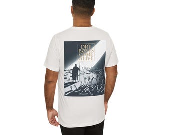 Ezekiel 37 Unisex T-Shirt, Tal der trockenen Knochen, Mythologie Shirt, spirituelle Kleidung, christliches Grafiktop, Schriftkleidung, Inspirational