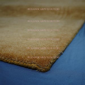 Hand-Tufted Rug Hand Tuft Tufted Woolen Chestnut Wool Rug in Rich Walnut Brown Solid Colored 5x8 6x9 7x10 8x10  Large Area Rug Duty Free