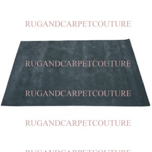 Hand-Tufted Rug Hand Tuft Tufted Woolen Pale Green Subtle Minty Hue Solid Colored 5x8 6x9 7x10 8x10 9x12 10x14 Ft Large Rug Duty Free