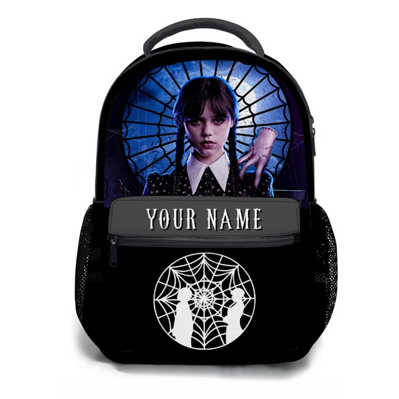 Personalized Wednesday Addams Backpack Back to School Free Etsy
