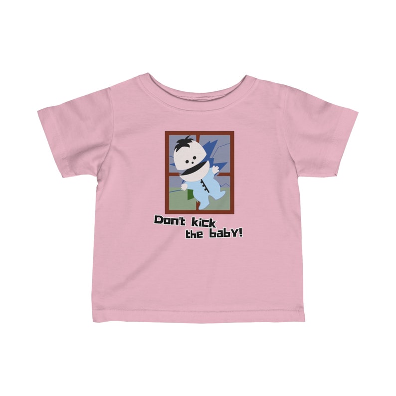 Pink Funny South Park Baby T Shirt