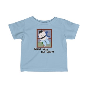 Light Blue Funny South Park Baby T Shirt