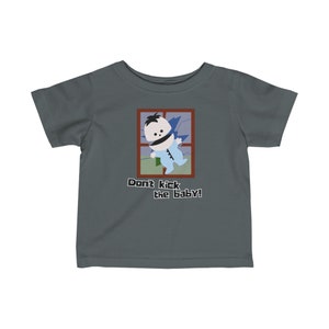 Dark Grey Funny South Park Baby T Shirt