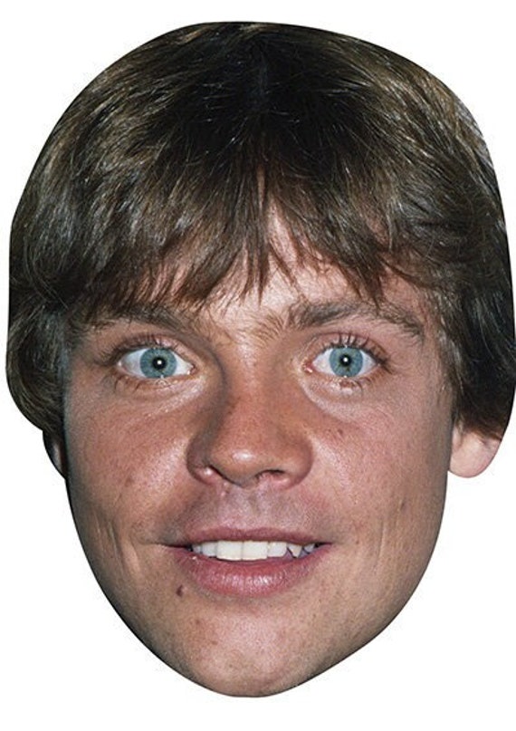 Mark Hamill Young Luke Skywalker Mask 