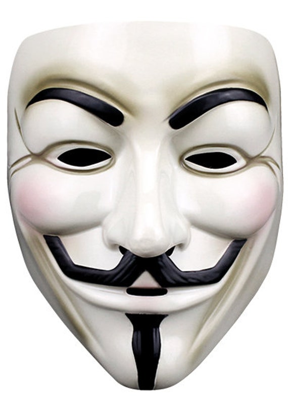 Guy Fawkes V for Vendetta Mask - Etsy