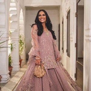 Baby pink colour sharara clearance