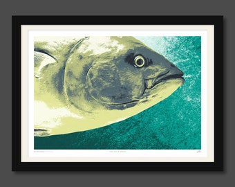 Fish out of Water – quirky nature art print