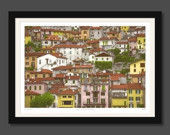 Carate Urio from Lake Como – Italian village art print