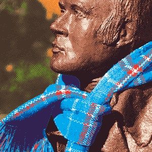 Detail from ‘Hap Up, Rabbie!’ art print