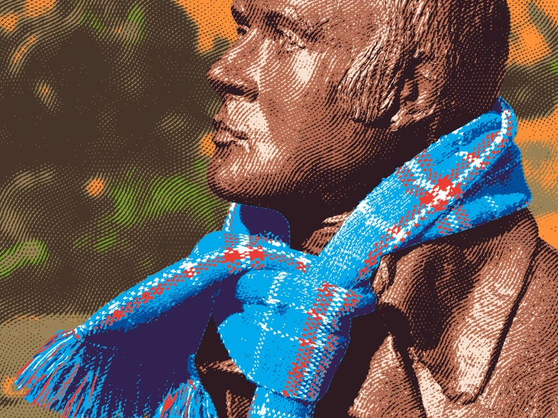 Detail from ‘Hap Up, Rabbie!’ art print