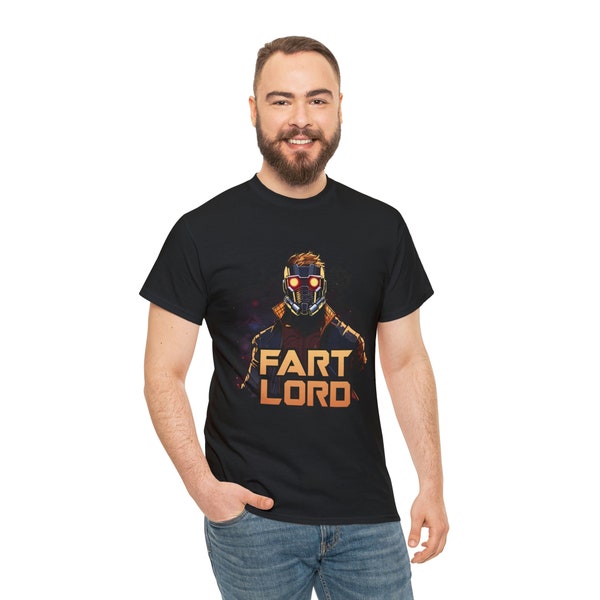 Guardians of the Galaxy Fart Lord Fathers Day Funny T-shirt for Dad, Star Lord