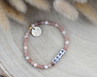 Bracciale MAMA, Personalisiertes Geschenk Mutter, Schmuck zum Muttertag, Muttertagsgeschenk, Geschenk zur Geburt und Schwangerschaft