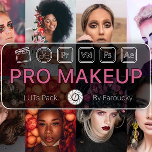 10 Pro MakeUp Luts Pack | Color Grading | Video and Photo | Mobile & Desktop | Lumafusion | Premiere Pro | Da Vinci | Final Cut Pro | VN Pro