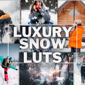 Luxury Snow LUTs: Video Editing Presets for Premiere Pro (Digital Download)