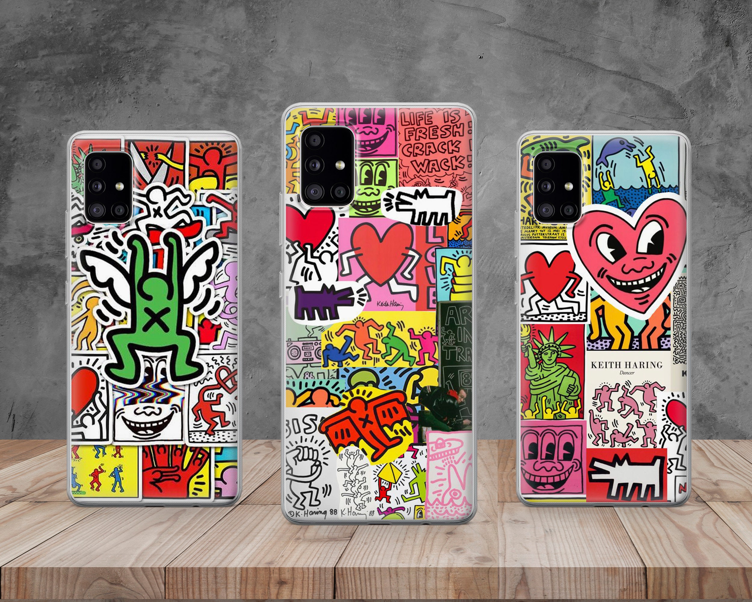 Keith Haring Phone Case Haring Art Phone Cover for iPhone 14 Etsy