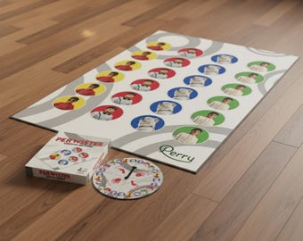Custom Twister Rug Game: Personalized Interactive Party Game