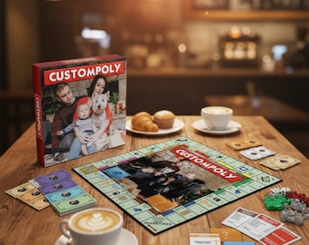 Customopoly Personalized Board Game: Unique Handmade Family Gift