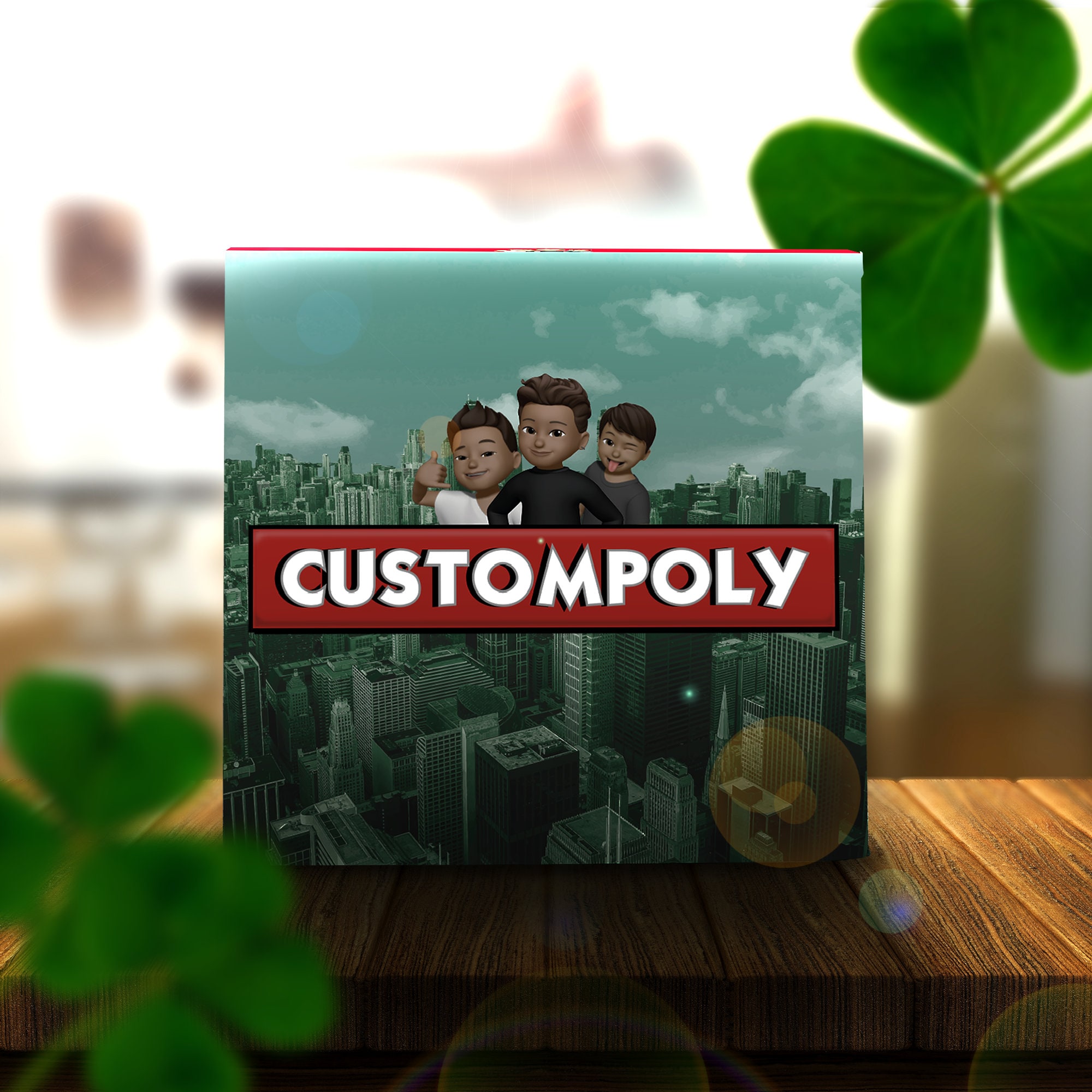 Custompoly Board Game Personalized Board Game Customized Etsy