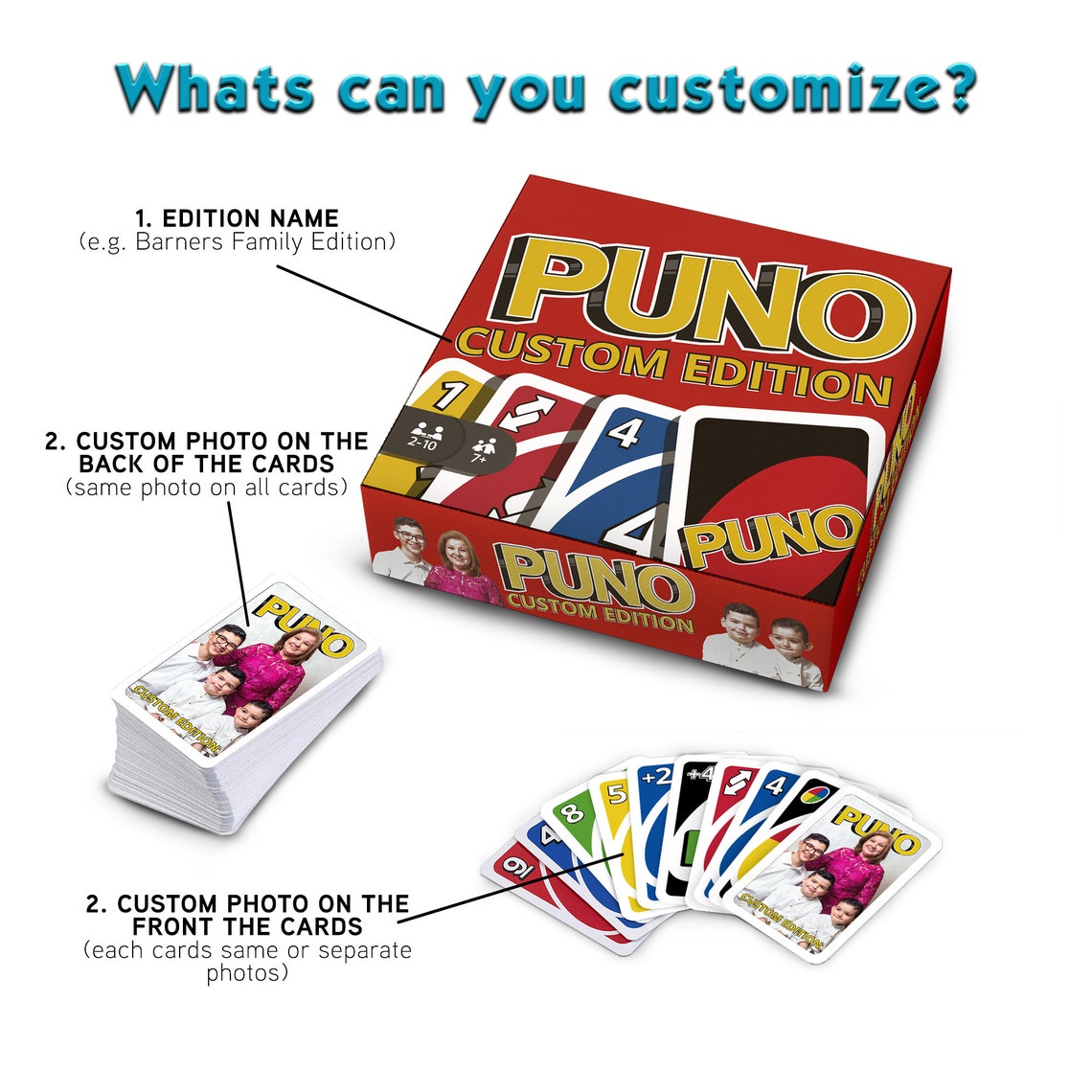 Custompoly Board Game Personalized Board Game Customized Etsy