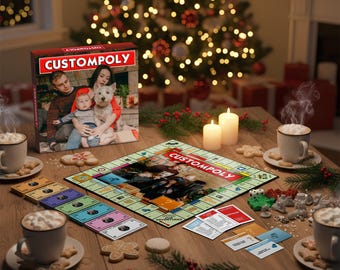 Personalized Family Board Game: Custom Game Night Keepsake